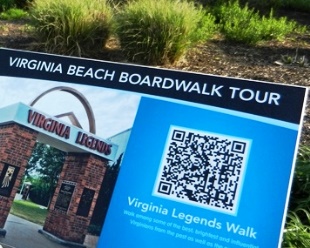 Virginia beach Legends Walk App Enabled.