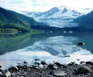 Mendenhall Glacier view from Tongass