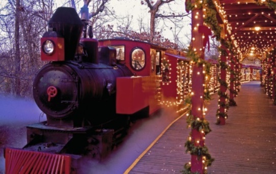 Silver City Christmas Train in Branson