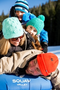 Squaw Valley Olympic Gold Family Spring Break Snow Tubing