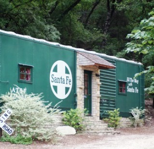 Santa Fe Rail Car Cabin in Rose Texas 