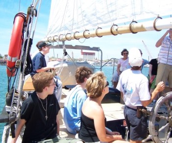 Tall Ship Family Sailing in St. Augustine, Florida