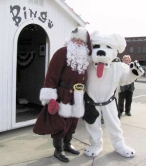 Ride the Rails at Chritmas with Santa and Bing