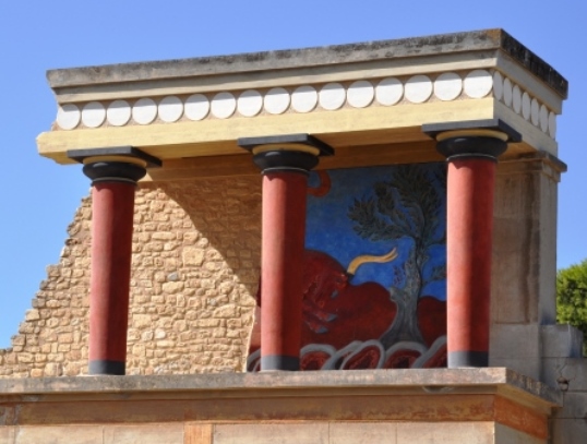 Temple of Knossos on Crete Kids Love Greece