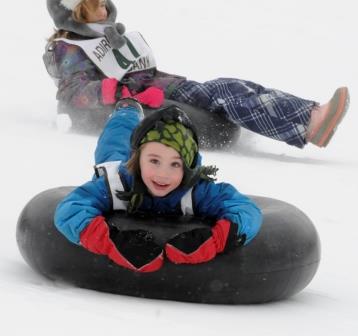 Saranac lake Winter Carnival Snow Tube Race