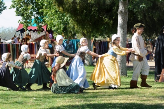 Arizona Renaissance Festival Dance Line