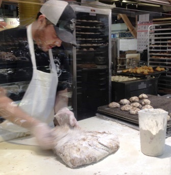Beiler's Doughnut Making In Progress at Reading Terminal Market, Philadelphia