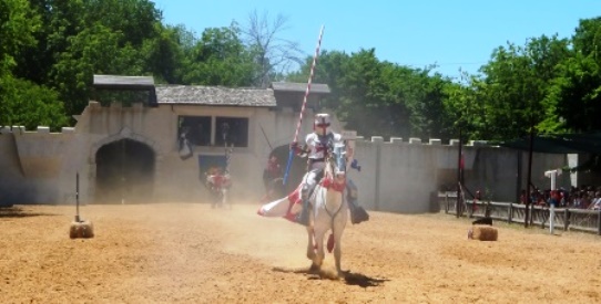 Follow the White Knight at the Joust