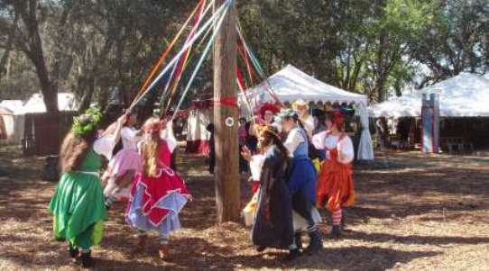 Renaissance Festival Maypole Dance