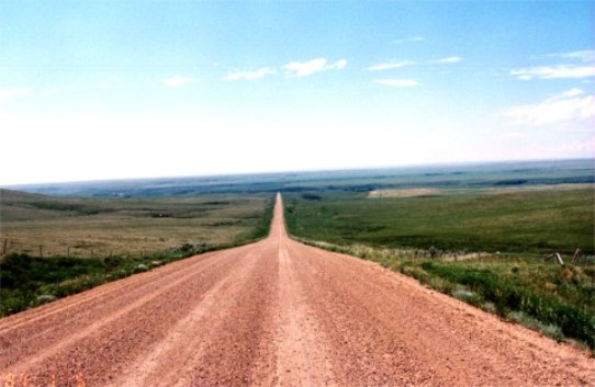 Travel Safely Open Road Ahead