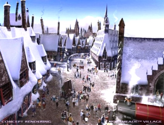 Hogsmeade at Universal Studios Hollywood.