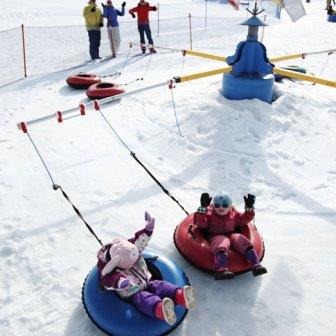 Fort Frosty Snow tubing Carousel for Tykes in Park City.