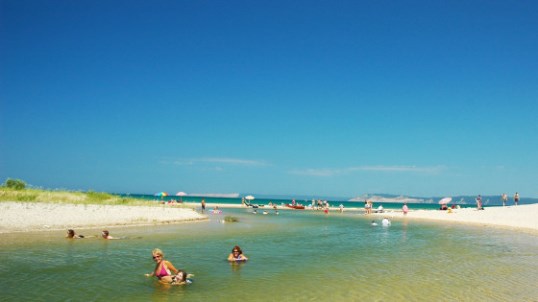 Sleeping Bear Dunes Beach near Traverse City, Michigan