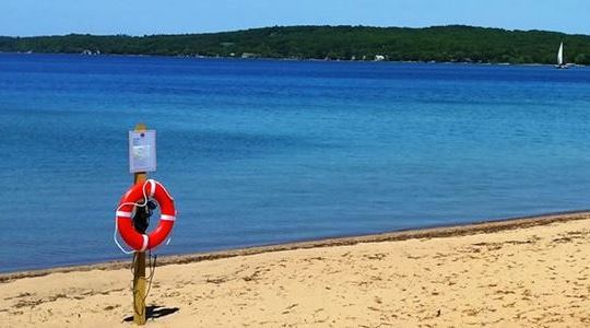 Clinich Park Beach in Traverse City Michigan