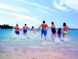 Carribean Beach Family