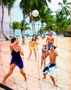 Carribean Family Beach Vollyball
