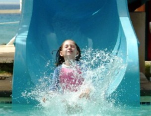 Carribean slide kid