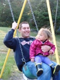 Ft. Magruder Oregon Family Camp Father Daughter Swing