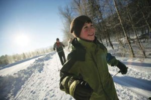 Purity Spring Cross Country Skiing with Kids