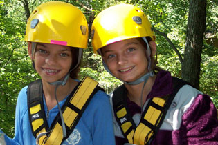 Ozone Zipline Adventures YMCA Camp Kern in Ohio