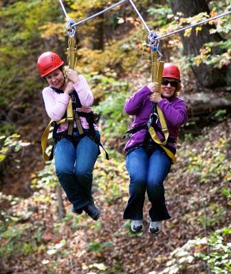 ACE Adventure Resort in WV Ziplining Family Fun.