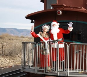 Santa Express by Verde Canyon Railway in Arizona 