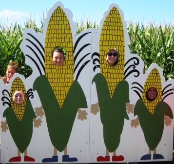 Heartland Contry South Dakota Corn Maze Faces