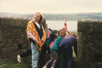 Castle Games near Fowey in Cornwall