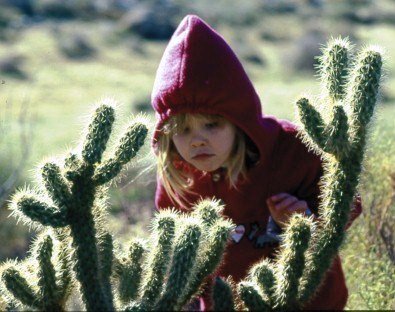 San Diego North - child with cactus