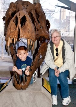 Dinosaur Encounter at Academy of Natural Science  in Philadelphia by Wil Klein