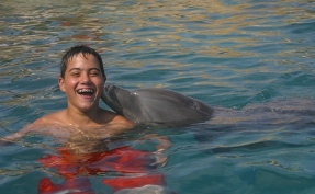 Nassau Boy & Dolphin