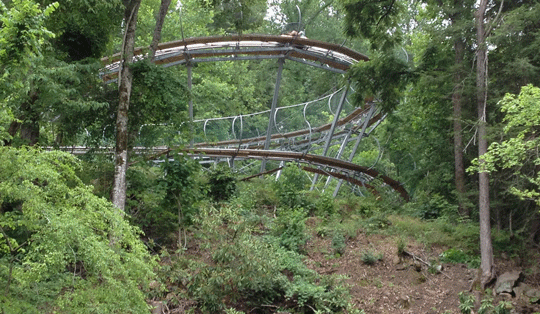Alpine Slide in Pigeon Forge, Tennessee