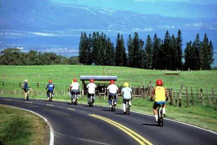 Biking Down Haleakala 