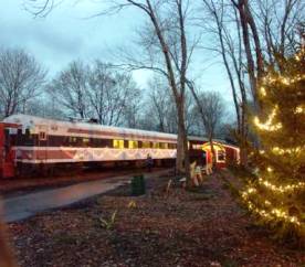 New York & Susquehanna SantaTrain in Phillipsburg New Jersey