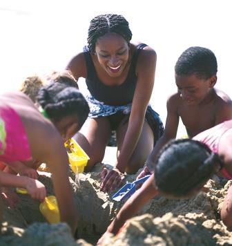 Digging in the Sand Summer Family Vacation Fun on Virginia Beach