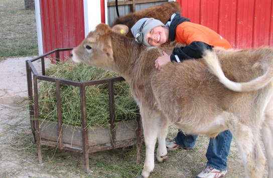 St. Adolphe Manitoba Calf Hug Experience