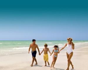 Longboat Key Resort & Spa Family on Beach