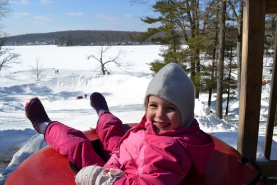 Woodloch Winter Family Fun Snow Tubing Poconos pA