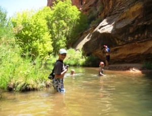 MOab Utah swimming hole