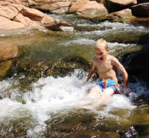 Moab Utah Mill Creek swimming hole