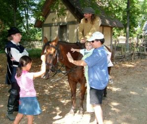 Henricus Historical Park Richmond Virignia Horse encounter