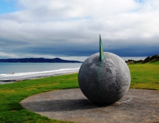 Irealnd Globe on Beach