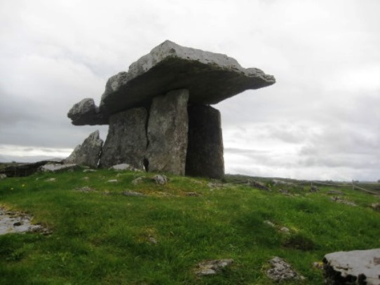 Ancient Burren Ruins in Ireland
