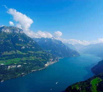 Swiss Lake Lucerne View
