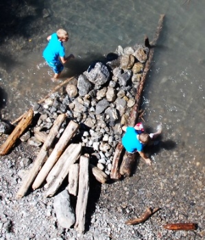 Child's Play along the Swiss Path Confederation Trail, Lake Lucerne