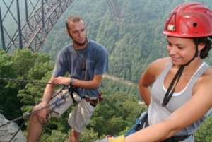 Souther West Virginia New River Gorge Rappelling