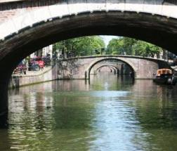 Amsterdam Canal View of the City