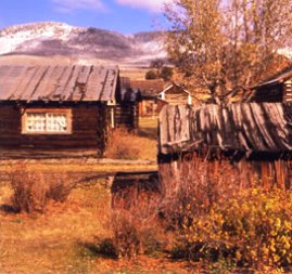 Abandoned Cabins Gold West Country Montana