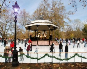 Ice Skating at Winter Wonderland Hyde Park London