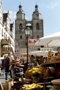 Christmas Market Luther Country Germany